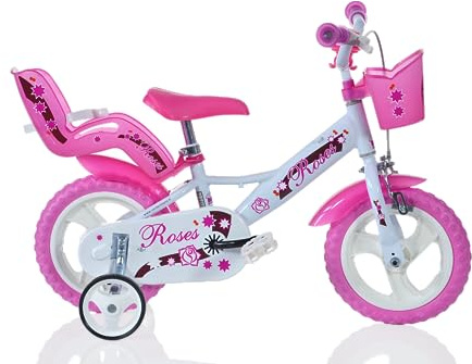 SCH Roses Cykel, Barn Cykel, Vit, 12