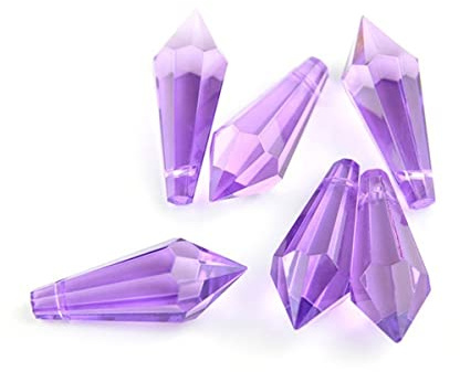 Prismen & Kaleidoskope 38mm/63mm/76mm K9 Kristall Kronleuchter Anhänger Prismen Dekoration Optik-Kits für den naturwissenschaftlichen Unterri (Color : 38mm, Size : 10pcs)