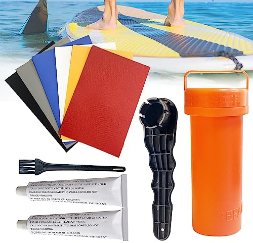 yuejuhe Schlauchboot Reparaturset PVC Patches, SUP Flickzeug (Set)
