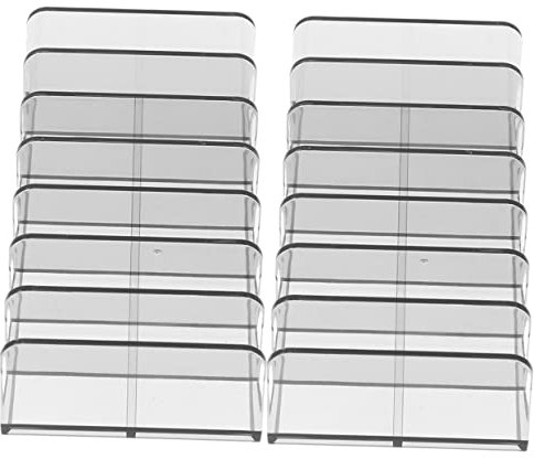 POPETPOP 2st Lidschatten-aufbewahrungsbox Make-up-paletten Stehen Lidschattenständer Geschäftskartenhalter 7-slot-organizer 7-teiliger Halter Schminktisch Plastik Schreibtisch Lippenstift