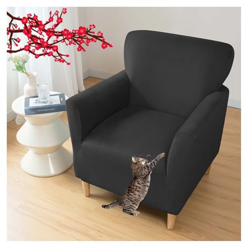 AQIGR Sesselbezug Stretch Sesselhusse, Sofaüberzug Clubsessel Sessel Bezug Cocktailsessel Armchair Sesselhussen mit Armlehne Hussen für Sessel für Eine Einfache Reinigung (Color : B4)