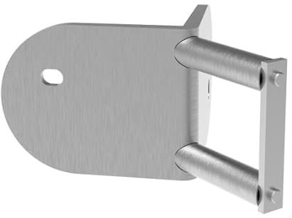 Sellon24® Edelstahl Wandanker V4A Rund Geländerpfosten 42,4 mm Ecke 90 Grad Pfostenhalter Verbinder Pfosten rund Eckpfosten Gelaender Rohrhalter stabil seitlich Gelaenderpfosten Wand Montage Ecke OUT