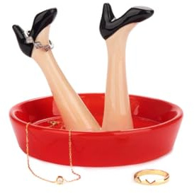 balvi Ringhalter Happy Legs Party Schuhe für den aktuellen Gemütszustand Keramik