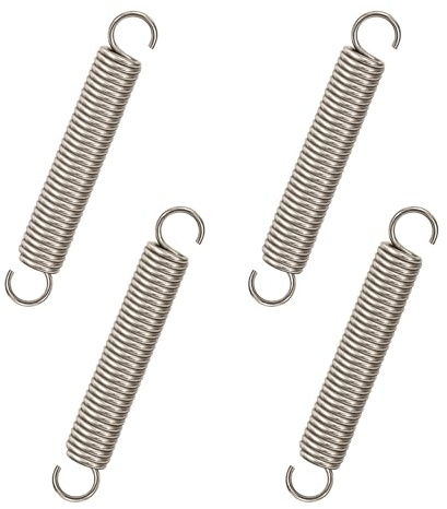 GUNGY Zugfedern mit Haken Edelstahl Spannfeder Zugfeder 70mm Außendurchmesser 10mm Drahtdurchmesser 1,6mm Maximale Zugkraft 8KG 1,6x10x70mm 4 Stück