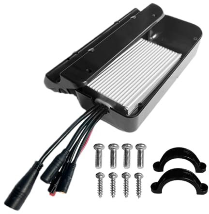 demaxiyad E- Controller Box,Electric Cycling Controller Box - Dustproof Motor Control Box Waterproof For Rain Day Includes 4 Fixing Screws, 2 Clips