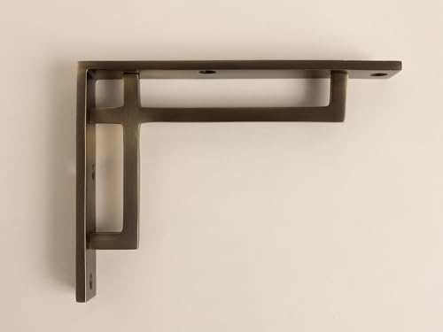 Antik-Messing-Halterungen im Art-Deco-Stil, massives Messing, massives Messingguss, einzeln verkauft