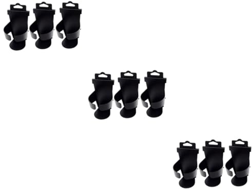 MUCKLILY 3 Series Porta Bebidas para Coche Portavasos Universal Titular De La Taza del Coche Portavasos De Camión para Bebidas Estación De Taza para Coche Black 3 Piezas X 3