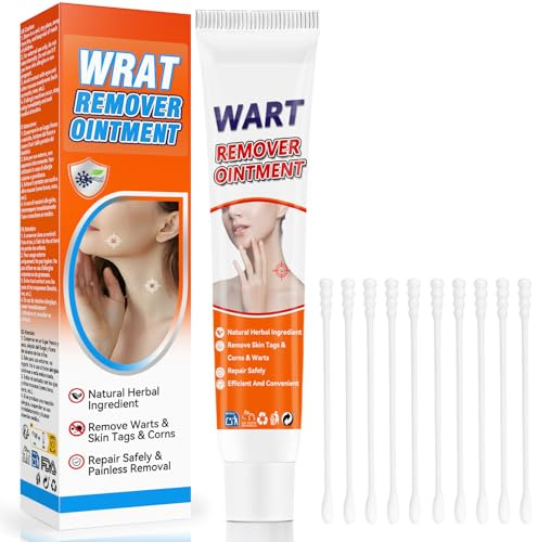 HuakChai Crema de Quita Verrugas 20 g, tratamiento eficaz contra verruga, Verrugass Quitar Crem, quita verrugas cuello y cara Cremas, eliminación de callos, granos, lunares, para manos, rostro