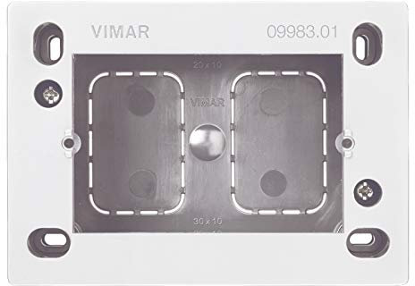 Vimar Plana Scatole di superficie – Scatola Superficie 3 Modulo bianco