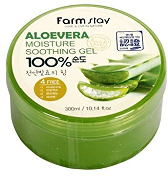 Farm Stay aloevera Feuchtigkeits beruhigendes Gel 300ml / 10,14 Unzen