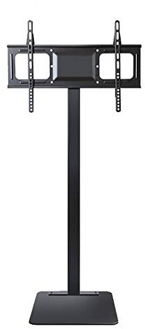 GGZONE Meuble TV d'angle au Sol, Support TV inclinable réglable en Hauteur, Convient aux écrans Plats de 32 à 70 Pouces compatibles avec la Plupart des téléviseurs à écran, supportant 154 LB (Pas de