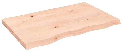Schreibtischplatte Werkbankplatte DIY Stabile Bürotischplatte Tischplatte Werkbankplatte Echtholz-Furnier, Perfekt für höhenverstellbare Schreibtische, 80x50x(2-4) cm