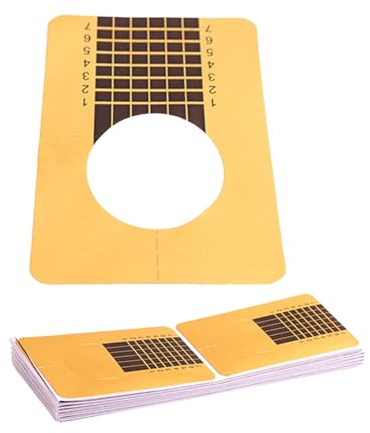 100 piezas de papel para uñas, diseño flexible y amigable, accesorios profesionales para el hogar y el salón de belleza, plantillas de uñas