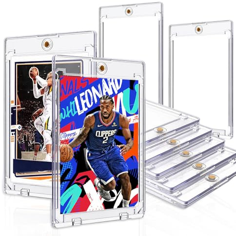 20 pezzi Magnetic Card Holder, 35PT Card Saver Protezione UV Trading Cards Custodie Photocard Holder per carte sportive standard