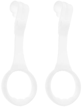 TOBBOMEY 2 Anelli da Tirare per Ragazzo Ragazza per Box e Lettino Maniglie di Supporto per Culla Piccoli Accessori Multifunzionali per Cameretta Facili da Installare e Leggere Colore