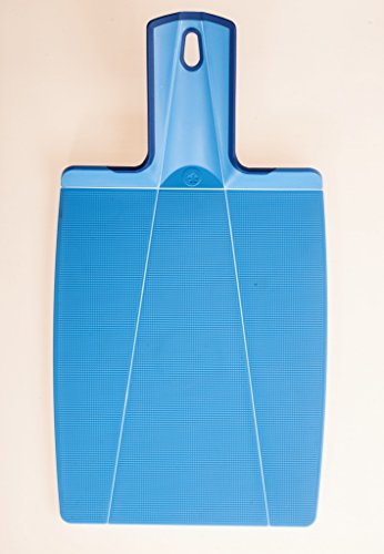 Kochblume Falt-Schneidbrett S mit Klappfunktion | Spülmaschinenfest | BPA-frei | Rutschfest & messerfreundlich | Farbe: blau