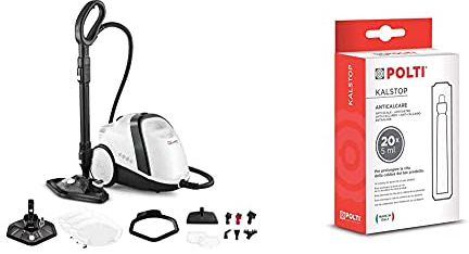 Polti Vaporetto Smart 120 Pulitore a Vapore con Caldaia ad Alta Pressione 4 bar con Kalstop PAEU0094 Anticalcare per Apparecchi