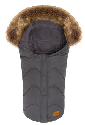 Fillikid Winterfußsack Lhotse Exclusiv | Babyfußsack Winter | Universal Kinder Fußsack Buggy Kinderwagen | Baby Fußsack Winter für Kinderautositze, Babyschale | Mumienfom | wind- & wasserabweisend
