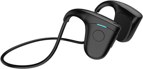 SANOTO Casque Conduction Osseuse, Ecouteurs Bluetooth sans Fil, Écouteur Conduction Osseuse, Léger, Pliable, IPX6 ÉTanche, 8-10 Heures De Lecture, Parfait pour Jogging, Cyclisme, Voyage