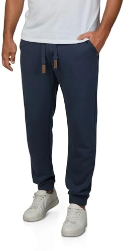 riverso RIVKasper - Pantalones de chándal largos para hombre, corte regular, para el tiempo libre, color gris, rojo, azul, negro, verde, S, M, L, XL, XXL, 3XL, 4XL, 5XL, azul marino, 3XL
