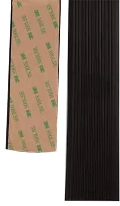Treppenkantenprofil Vinyl-Anti-Rutsch-Treppenkante Eckenschutz PVC Kunststoff Eckenschutz Stufenkantenprofile Antirutsch-Profil Winkelprofil Treppenkantenschutz ( Color : Nero , Size : T30mm*L1m )