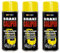 Deco Color 3er Sparpack 400ml Bremssattellack Bremssattel Farbe Gelb