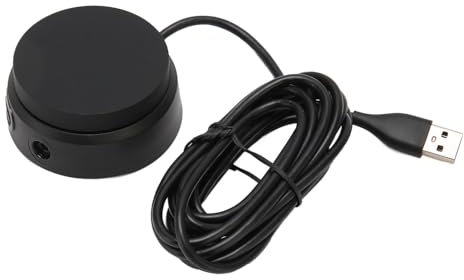 External Sound Card, Headphone Amplifier USB To 3.5mm 96KHz 24bit Volume Control for Computer