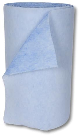 G4 220G Synthetic Non-Woven Polyester Air Conditioner Filter Media, Blue and White, Various Sizes (1m x 5m x 18mm)