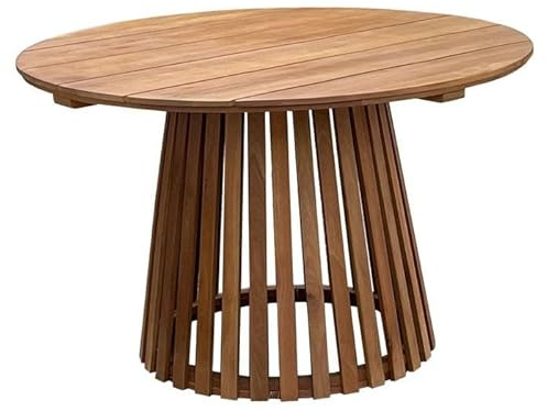 OUTLIV. Wetterfest Gartentisch, Durchmesser: 120 cm, Akazie