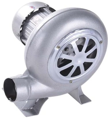 JOUFNING 220V Soffiatore Elettrico per Fabbro - Soffiatore per Forgia A Carbone A Basso Rumore, Soffiatore Elettrico A velocità Variabile,Ventole A Filo di Rame, per Fabbro(60W)