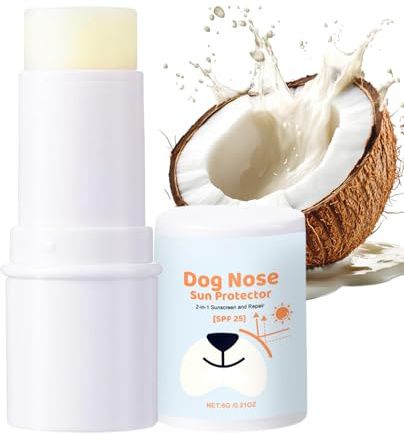 Sonnenschutz für Hunde – feuchtigkeitsspendend und Sonnenschutz für Schnauze und Hundepfoten | wasserbeständig mit breitem , feuchtigkeitsspendend und beruhigend für trockene und empfindliche