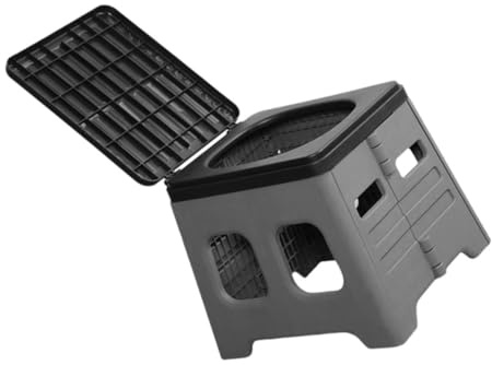 BIUDECO Tragbare Campingtoilette Klappbar Auslaufsicher Leicht PP Material Für Outdoor Reise Auto Notfallgebrauch