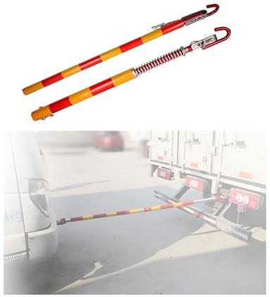 Generico Barra di Traino for Auto da 5 tonnellate, Lunghezza Totale 1740 mm, stabilizzatore a Molla for Veicoli, Traino Piatto, Traino di Auto e Veicoli