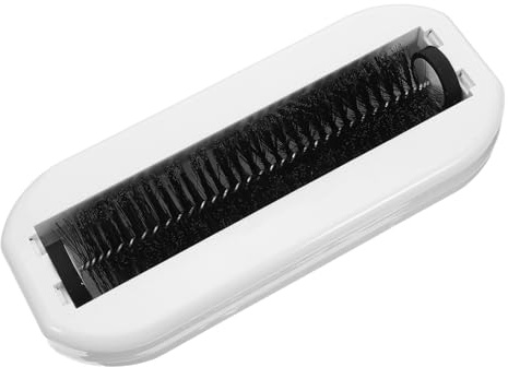 HEALEEP Balayeuse à Ergonomique à Main Brosse Roulante Multifonction pour Table et Tapis Ramasse pour Débris Poils Doux pour Nettoyage Facile