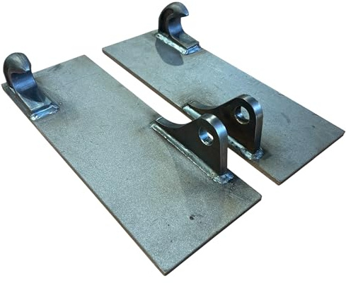 Koppelhaken roh gerade Platte Koppelplatten Euroaufnahme Frontlader