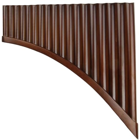 Leichte Panflöten Leistungsstufe Braun Panflöte Holzblasinstrument(18-F-flat)