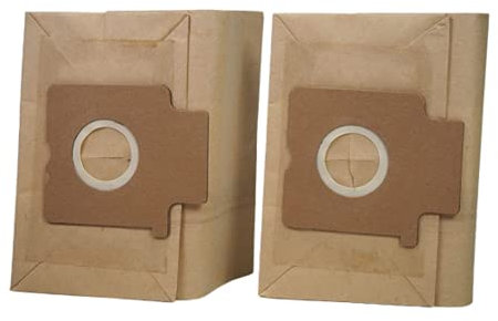 Sanfor | Bolsas de Aspirador Adaptable a Modelos PANASONIC | Caja 2 Unidades | Papel ecológico de Doble Capa | Marrón