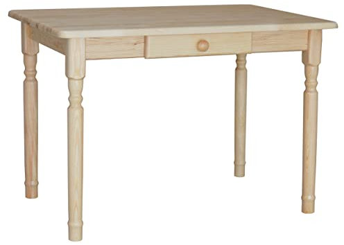 k koma Kiefer LACKIERT Esstisch Kiefer Holz (50 x 120 cm)