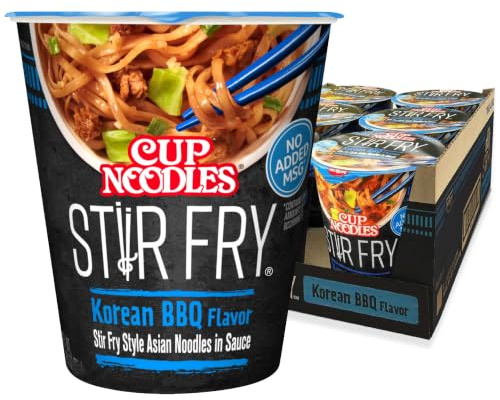 Nissin Cup Noodles Sauce Coréenne pour nouilles sautées 82 ml (lot de 6)