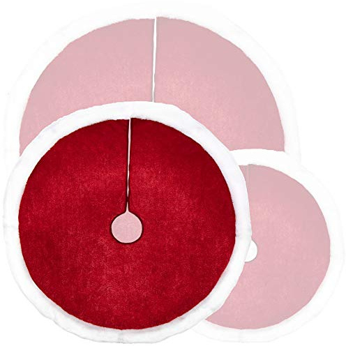 COM-FOUR® Premium Weihnachtsbaumdecke zum Schutz vor Tannennadeln