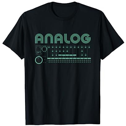Retro Analog Modular Synthesizer Music Producer T-Shirt