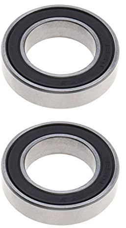 EMSea 2 Stück 18x30x7mm Fahrrad Radnabe Lager Stahllager Tief Rillen Kugellager MR18307-2RS 18307-LBLU für MTB/Road/BMX Fahrrad