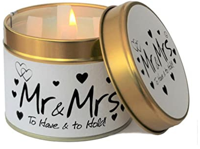 Lily-Flame Mr & Mrs Tin Candle