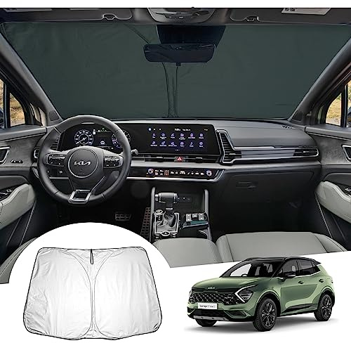 [Upgrade] GAFAT Compatibile con Kia Sportage 2025 2026-2016 Parasole per Parabrezza Anteriore Interno, Protezione UV per Facelift Sportage NQ5 QL, Accessori Sportage 2026
