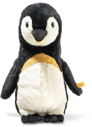 Steiff Kuscheltier Nala Pinguin, Süßes Stofftier mit Kunststoffaugen, Kinder, Jungen & Mädchen, Friends, Plüschtier 34 cm, Mehrfarbig, 062438