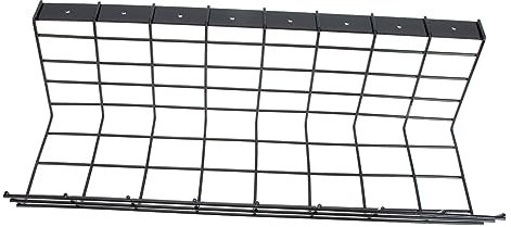 AOKWAWALIY Cable Bastidor de gestión de Cables Bandeja portacables Estante para Cables Escritorio Debajo de la Mesa Organizador Bandeja de Almacenamiento Planchar