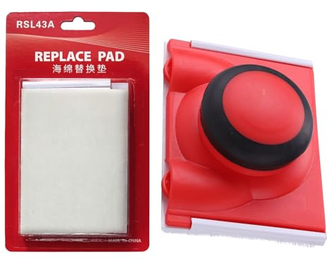 Jlobnyiun Outil de peinture de bord, tampon de peinture de plafond réglable, outil de bordure de peinture, applicateur de peinture avec éponges, murs d'angle et plafonds, outils de pinceau de peinture