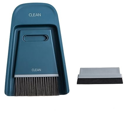 COLLBATH 1 Satz Desktop-Reinigungsbesen Desktop Reinigungsbürste Arbeitsplattenbesen Kehrschaufel Reinigungswerkzeuge Kleiner Reinigungsbesen Reinigungsmittel für den Haushalt Käfigreiniger