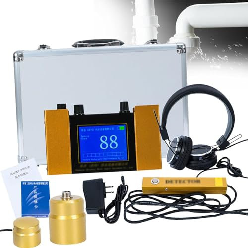 Detector de fugas de agua en la pared, detección de fugas de agua de sonido, detector de fugas de agua de material de hierro para seguridad del hogar y tranquilidad