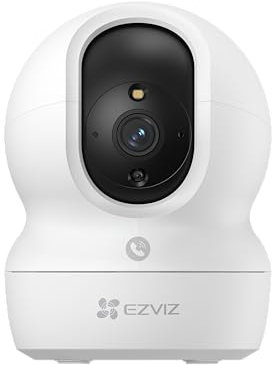 EZVIZ 4K Indoor Security Camera, WiFi Camera, Baby Monitor 5GHz 2.4GHz, 360° Pan Tilt, Smart Colour Night Vision, Auto Tracking, Two Way Audio, Pre-set Points Patrol Mode, Alexa Compatible, CP1 Pro